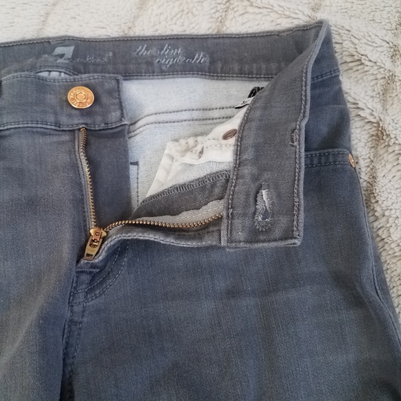 7 For All Mankind The Slim Cigarette Jean - Picture 7 of 11